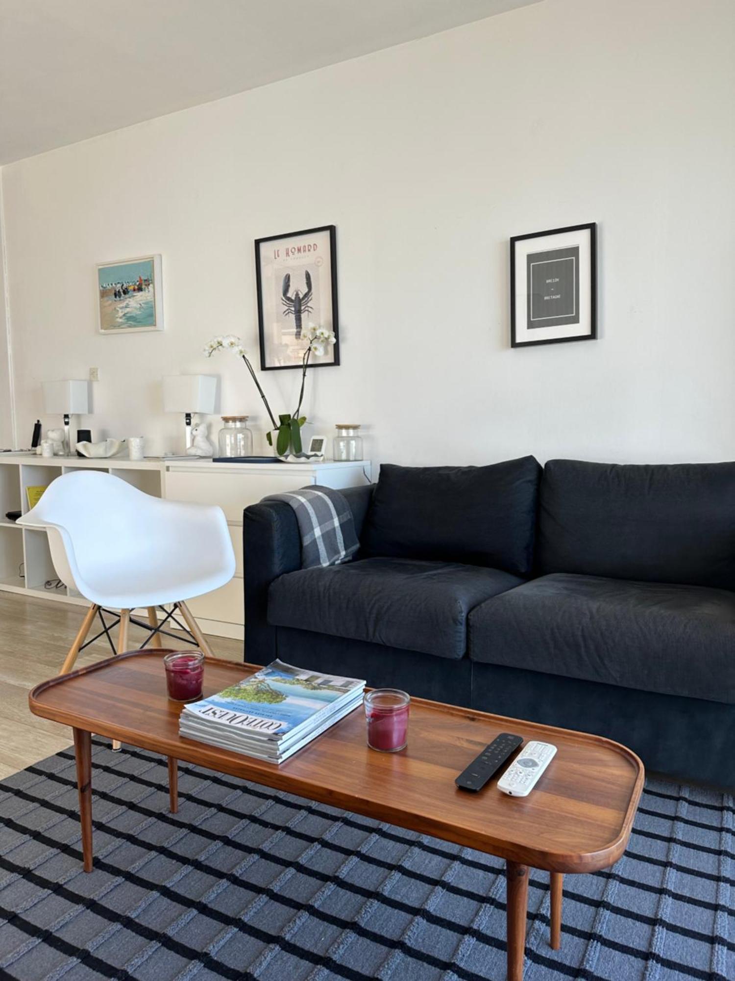 Appartement Design VIII - Port Rosmeur - Sublime Vue Mer 杜瓦讷内 外观 照片